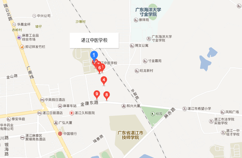 湛江中醫學(xué)校地址在哪里