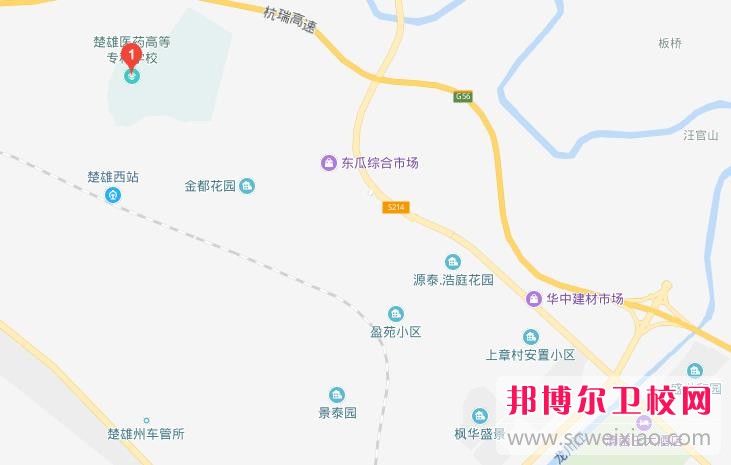 楚雄醫藥高等專(zhuān)科學(xué)校地址在哪里