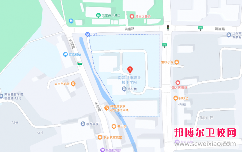 南昌健康職業(yè)技術(shù)學(xué)院地址在哪里，哪個(gè)地區，哪個(gè)城市?